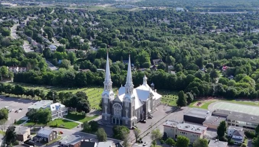 Vue aérienne de la Ville de L'Ancienne-Lorette.